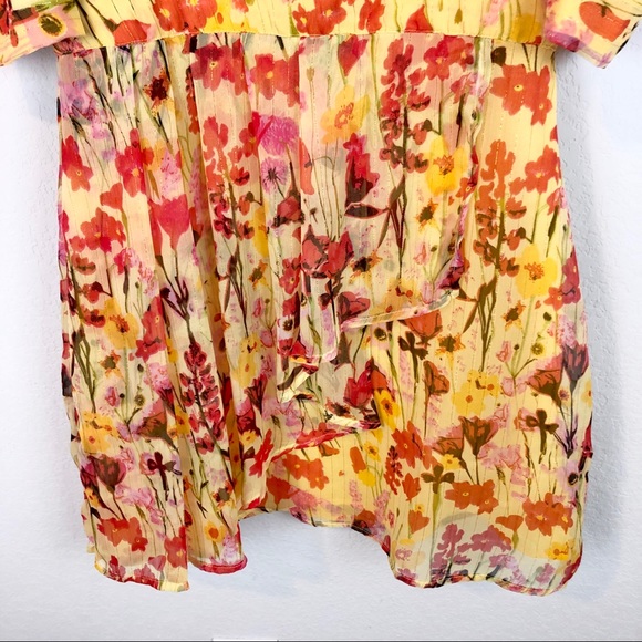 Walter Baker Adriana Floral Puff Sleeve Mini Dress - Picture 5 of 11